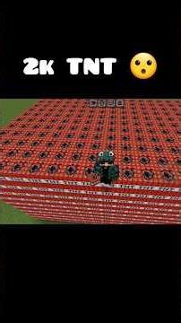 2000 TNT vs MINECRAFT WORLD! 😱💥 #shorts #minecraft #hindi