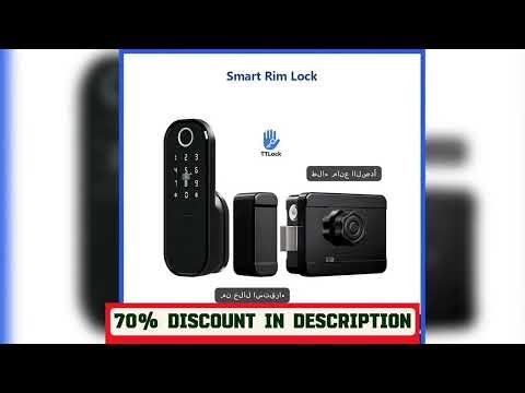 A must-have product! R5 PRO Rust Proof Coating Fingerprint TTLock App Outdoor Lock Remote Control