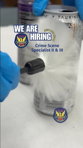 Now Hiring Crime Scene Specialists