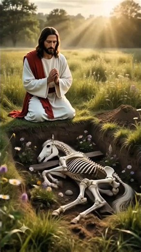 He brings dead things back to life! 🐎✨✝️ #jesus
