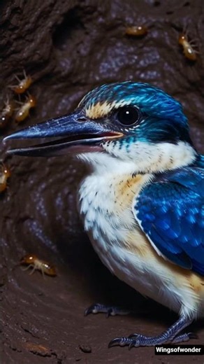 Forest Kingfisher 64 Days Timelapse #kingfisher #shorts #birds #birdsounds #shortsbirds