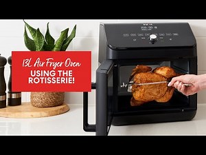 How to use the rotisserie function - 13L Air Fryer Oven