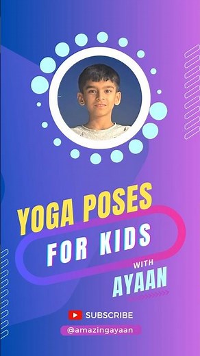 Easy Yoga Poses For Kids | Yoga Exercises for Children #shorts