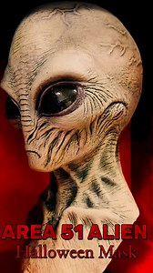 1K views · 14 reactions | Area 51 Alien Halloween Mask - TheHorrorDome.com | The Horror Dome | Facebook