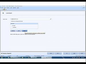 How to Create and Edit a Crystal Report in Macola using WiSys Agility