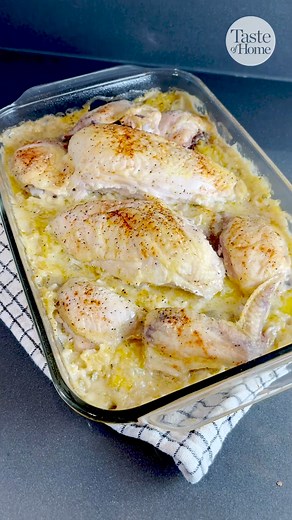 "This was my mother's favorite recipe for Sunday—hence the name. It makes an excellent recipe for Sunday dinner, because it can be prepared ahead of time and left to bake while you attend church. The leftovers also freeze well." —Don Harksen, Dothan, Alabama Get the recipe: https://trib.al/hXDMCk1 | Taste of Home