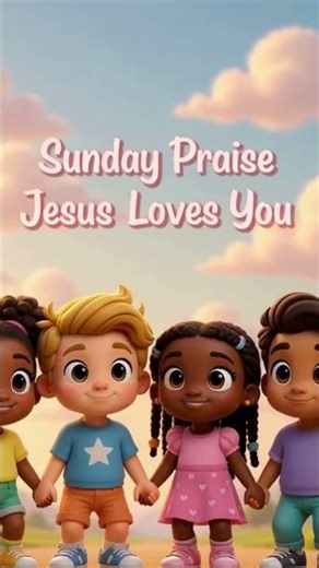 A peaceful Sunday worship moment for kids ☀️ #kidsworship #kids #christiansongs #christiankids