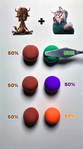 Yax🐃 & Pawbert🐈Gazelle🦒Nick🦊 | Zootopia Color Mix🐾#zootopia #colormixing #zootopia #satisfying | AHS Colours