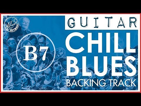 Chill Blues Backing Track in B