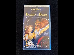 opening to beauty and the beast special limited edition vhs australia (1991) 2002
