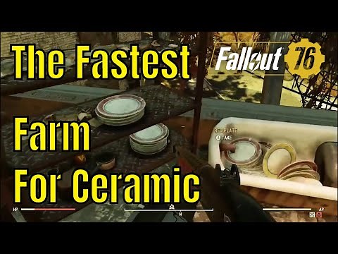 Fallout 76 fastest ceramic farm wastelanders new location