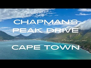 Driving South Africa’s Most Breathtaking Road | Chapman's Peak Drive |4k|