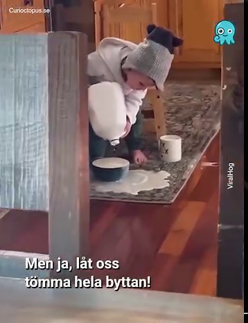 123K views · 312 reactions | Barnet "lagar" frukost själv... eller åtminstone så försöker han  | Curioctopus.se | Facebook