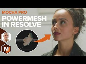 Use Mocha Pro PowerMesh data inside of DaVinci Resolve & Blackmagic Fusion - Workflow [Boris FX]