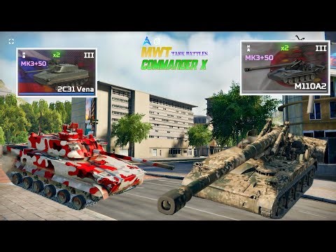 M110A2 Artillery vs 2S31 Vena | Heavy Firepower vs Mobile Mortar – MWT Tank Battles