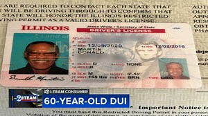 Chicago man struggles to renew driver's license due to 1963 DUI conviction, application name error