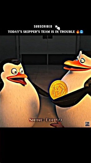 Today Skipper's Team is in Trouble🔥🥶 | Penguins of Madagascar Edit | #edit #shorts ‪@Shine-Edit90‬