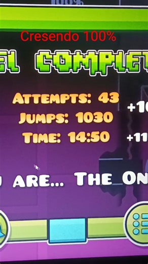 Cresendo 100% #geometrydash #level #gaming