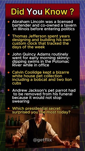 Hidden Facts About US Presidents II
