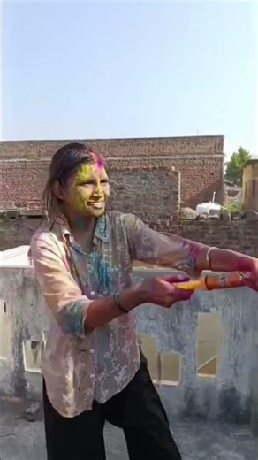 Pahili Holi in Degloor… #explorepage #minivlog #youtubeshorts #holi