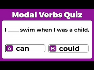 Modal Verbs Quiz: CAN YOU SCORE 12/12? #challenge 1