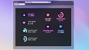 Twitch|youtube Goal Widget for Stream - Etsy