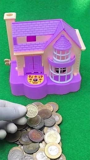(video-1724)"mini cat house coin review unboxing 💖😻#subscribe #viralvideo