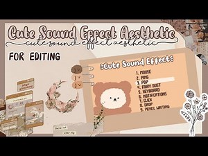 Cute Sound Effects for Editing | No Copyright