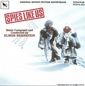 Elmer Bernstein – Spies Like Us (Original Motion Picture Soundtrack) (1986, CD)