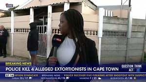 28K views · 528 reactions | Four alleged extortionists have been killed by the Western Cape police in a shootout in Milnerton, Cape Town. Firearms and rounds of ammunition have been seized. More details on eNCA.com #DStv403 #QuestionThinkAct | eNCAnews | Facebook