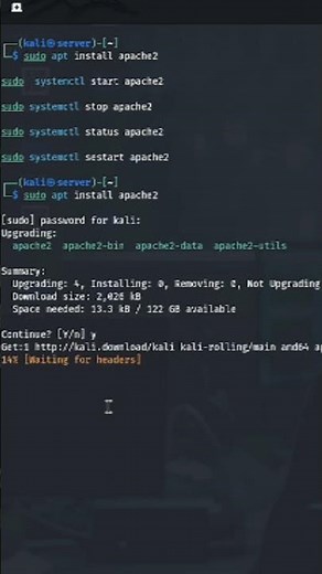 How To Start Apache Server in Kali Linux | Apache2 Command Tutorial