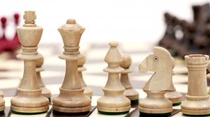 Husaria Wooden Three-Player Chess Game Set - 21 Inches - with Foldable Board, Handcrafted Playing Pieces, and Felt-Lined Storage