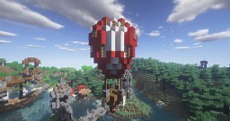 Simple Hot Air Balloon Build Tutorial Minecraft Map