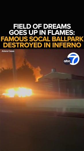 A legendary SoCal ballpark rich with Hollywood history went up in flames in a raging inferno in Ontario. Firefighters raced to the Jay Littleton Ball Park overnight as a suspicious fire gutted the structures and field used in movies like