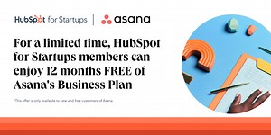 HubSpot For Startups Asana Offer