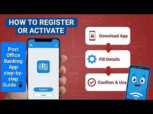 How to Register or Activate Post Office Banking App | Step-by-Step Guide 📱