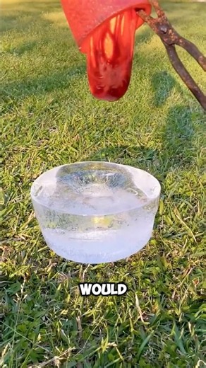 What Happens When Lava Hits Ice? 🔥🧊 Explosive Reaction!