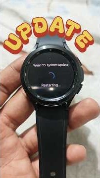 Samsung Galaxy Watch 4 classic Security update 😇 #samsungwatch4classic #update #techpokeshorts