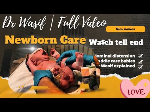 Abdominal Distension in Babies | NICU Care & Medical Explanation | Dr Wasif | Cuddle care babies