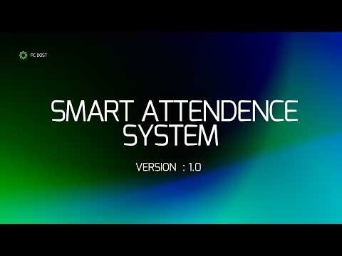 Smart Attendence System Project 🚀
