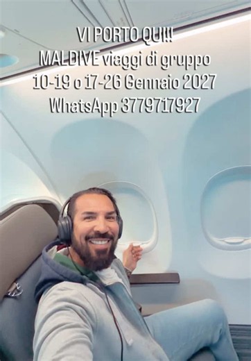 MALDIVE: Sono aperte le prenotazioni per i viaggi di gruppo 2027: 10-19 Gennaio 1590€ 17-26 Gennaio 1590€ alle Maldive con Andrea Vento viaggi staff a partire da 1590€ a persona in camera doppia. Passa nelle nostre agenzie (trovi sedi ed orari su www.ventoviaggi.it) oppure scrivimi un whatsapp al 3779717927 per un preventivo personalizzato. Durante i miei viaggi di gruppo inverno alle MALDIVE, si parte sconosciuti e si ritorna FAMIGLIA !! ❤️✈️ e tu ci sarai ? Segui Andrea Vento Viaggi #maldive #