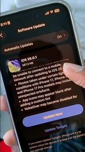 iOS 26.0.1 Update Released | ios 26.0.1 stable update #ios26.0.1 #iosupdates