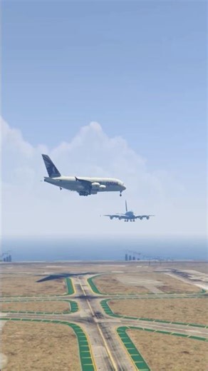 Passenger Plane Emergency Landing After Runway Incident In GTA 5