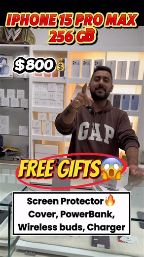 Vision X Telecom on Instagram: "DEAL OF THE DAY 🚨 iPhone 15 Pro Max 256GB for $800 ONLY 😱 LIKE ❤️ COMMENT 💬 FOLLOW ➕ & get FREE GIFTS 🎁 ✔️ Screen Protector ✔️ Cover ✔️ Power Bank ✔️ Wireless Earbuds ✔️ Charger 📍 Vision X Telecom 5920 Turney Drive, Unit 4, Mississauga 📞 365.499.0999 ⏳ Limited Time Only! #iphone15promax #iphoneDeal #dealsoftheday #mississauga #visionxtelecom #freegifts #techdeals #fyp #foryou #viral #cheemay"