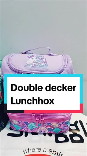 Newly Launched Double Decker Lunchbox for Kids | Smiggle
