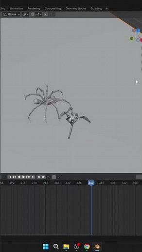 Make a Robot Follow the Mouse Point in Blender #blendertutorial #3danimation #robot