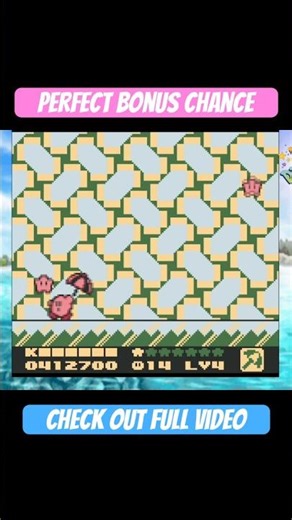 Perfect Bonus Chance in #kirbysdreamland2 #kirby #gaming #gamingmoments #retrogaming #NSO