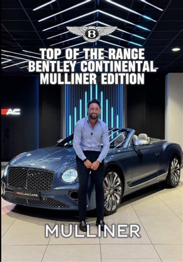 Top of the range Bentley Continental Mulliner Edition 2021 21 Bentley Continental 4.0 V8 GTC Mulliner Edition Convertible Live Priced at £136,990 - Buy & Reserve Online - Contact Liam on 07795623213 or Business WhatsApp us on 07724101010 📲 ✔️Full Body PPF ✔️Bentley GPS Tracking System Full Fitment ✔️Extended Range Portofino ✔️Blue Roof ✔️Diamond Quilted Linen & Imperial Blue Hide ✔️Hotspur Contrast Stitching ✔️Touring Specification ✔️Naim for Bentley ✔️Red Painted Calipers ✔️Bentley Rotating Di