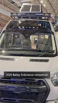 2026 Bailey Endurance campervan walkthrough