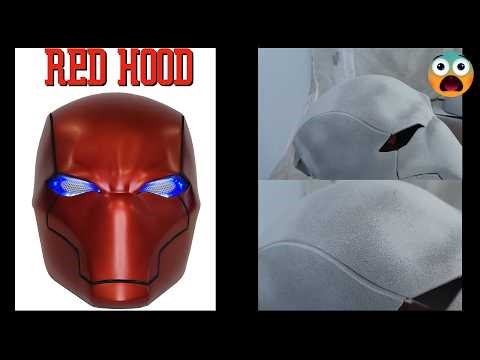 Red Hood Cosplay Helmet Build – From 3D Print to Cosplay-Ready Finish